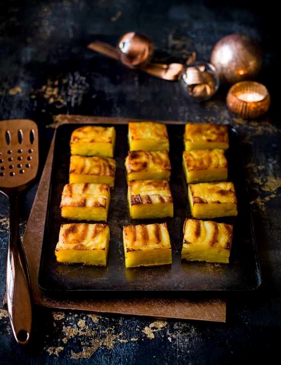 Pressed potatoes