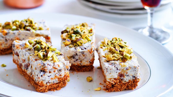 Pressed ricotta fruitcake