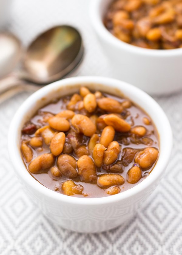 Pressure cooker baked beans