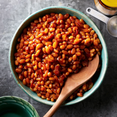 Pressure-cooker baked beans
