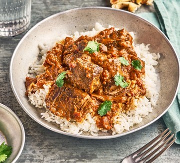 Pressure cooker beef curry