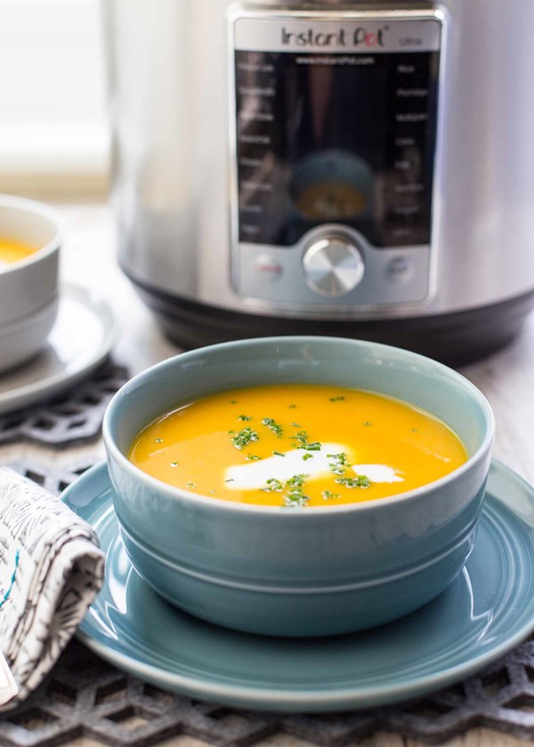 Pressure cooker butternut squash soup