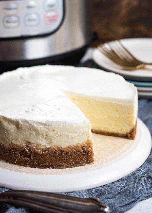 Pressure cooker cheesecake