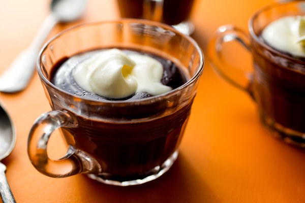 Pressure cooker chocolate pudding