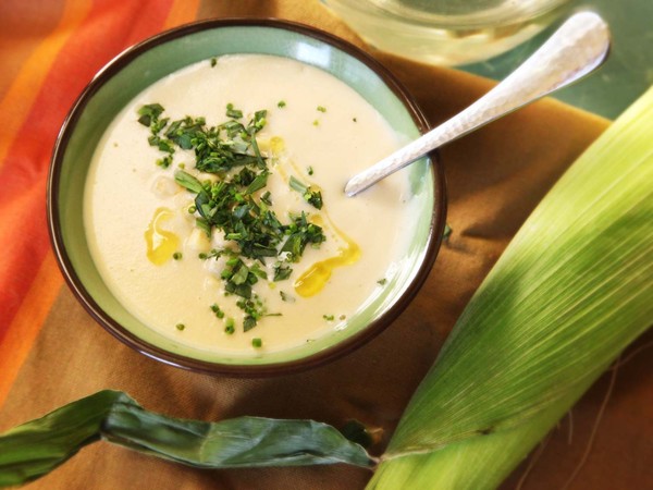 Pressure cooker corn soup