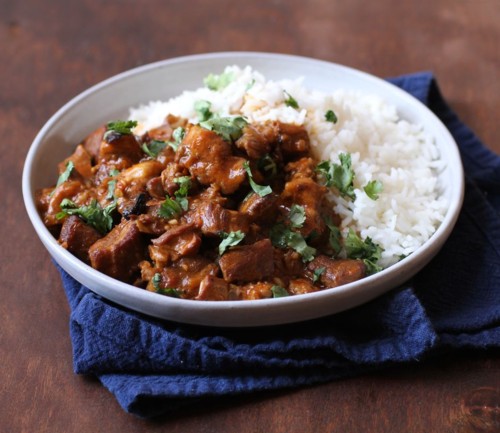 Pressure cooker pork vindaloo