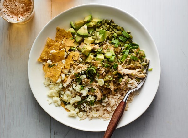 Pressure cooker salsa verde chicken
