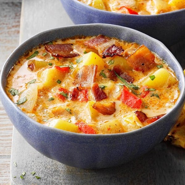 Pressure-cooker Sonoran clam chowder