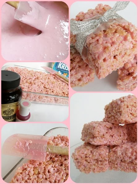 Pretty in pink Krispies