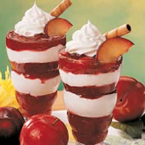 Pretty plum parfaits