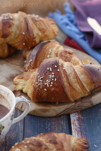 Pretzel croissants
