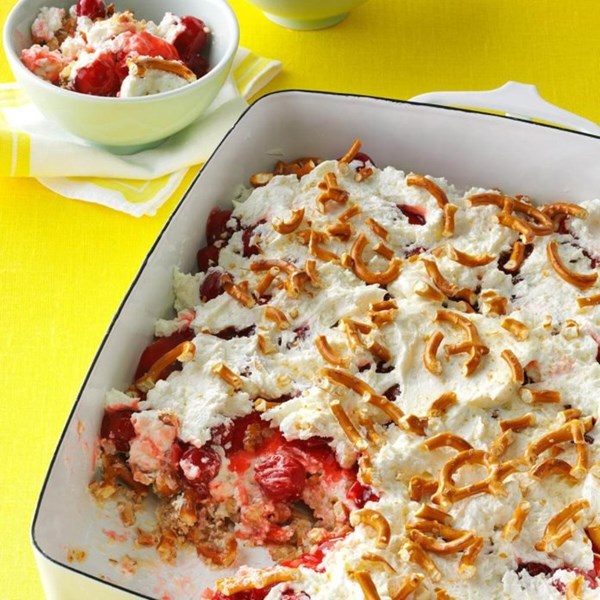 Pretzel dessert