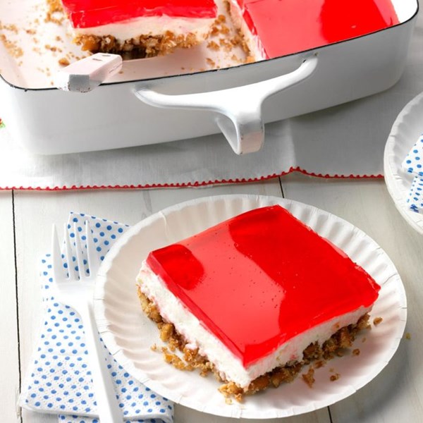 Pretzel Jell-o dessert 