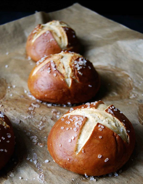 Pretzel rolls