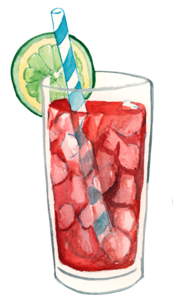 Prickly pear limeade