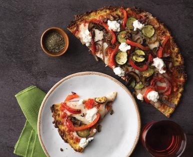 Primavera and ricotta [pizza]