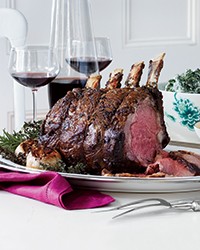 Prime rib with horseradish cream