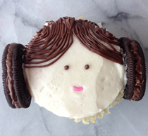 Princess Leia cupcake