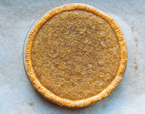 Princess Pamela's brown coconut pie