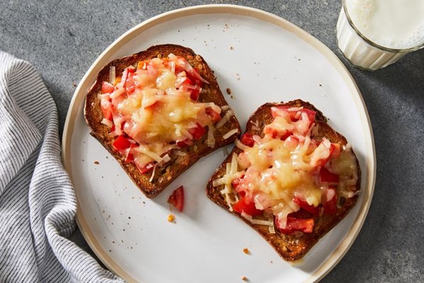 Priya Krishna's tomato-cheese masala toast 