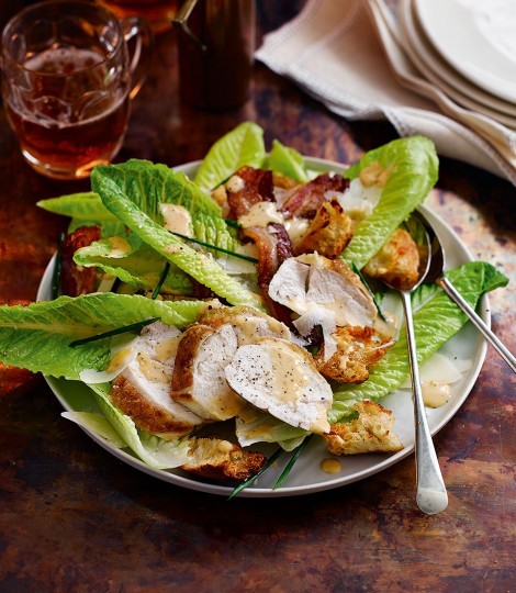 Proper chicken Caesar salad