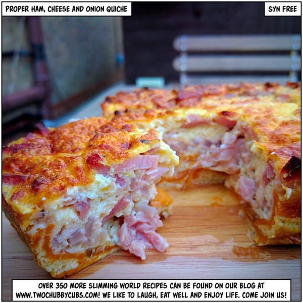 Proper ham and egg quiche