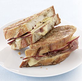 Prosciutto, apple, and Brie Monte Cristos