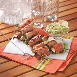 Prosciutto chicken kabobs 
