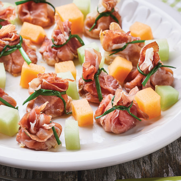 Prosciutto di Parma "purses"