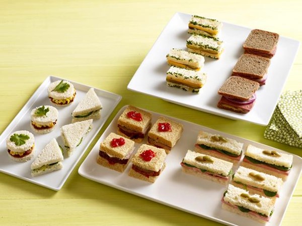 Prosciutto-fig butter sandwiches