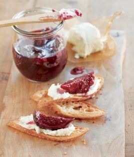 Prosciutto panini with Fontina & fig preserves