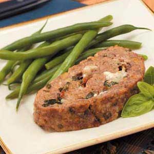 Prosciutto-stuffed meatloaf