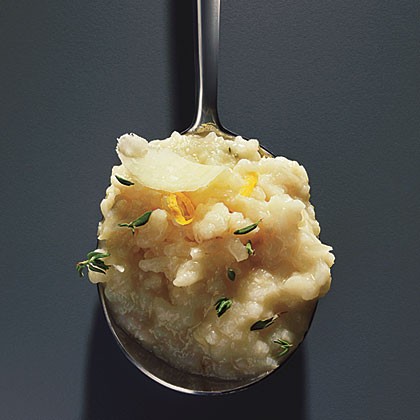 Prosecco and Parmesan risotto