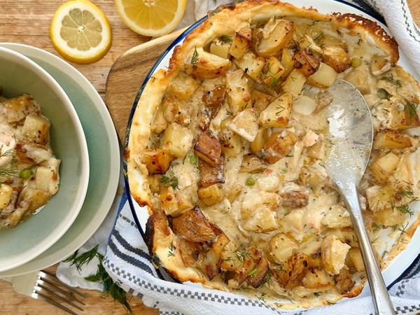 Prosecco fish pie