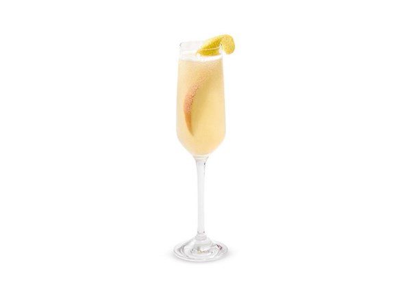 Prosecco-pear sparkler