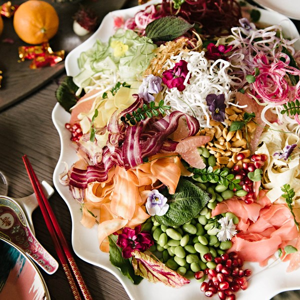 Prosperity toss salad