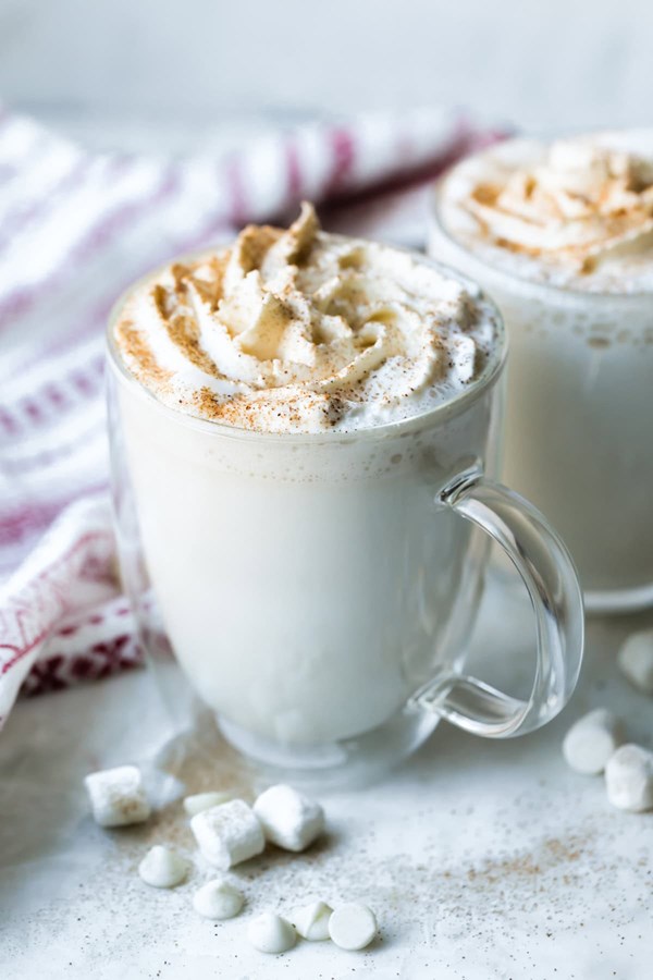 Protein white hot chocolate