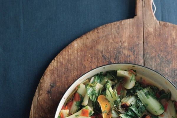 Provençal bok choy