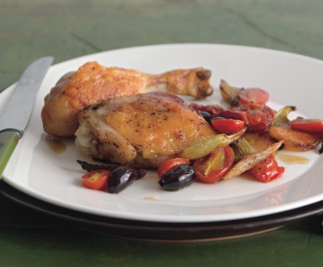 Provençal chicken and tomato roast