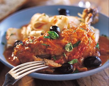 Provençal chicken stew