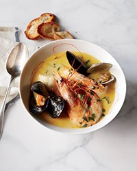 Provençal fish stew (Bourride)