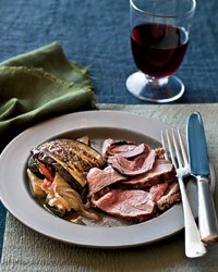 Provençal grilled lamb