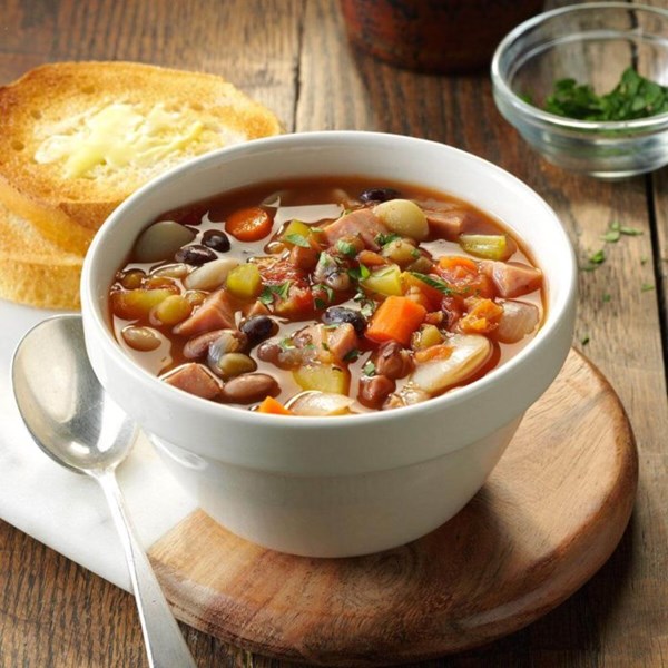 Provencal ham and bean soup