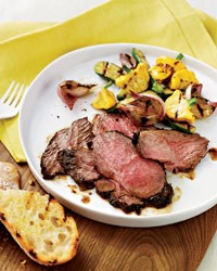 Provençal leg of lamb