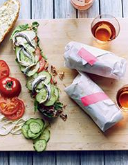 Provençal tuna sandwiches with fennel mayo
