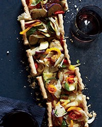 Provençal vegetable tart