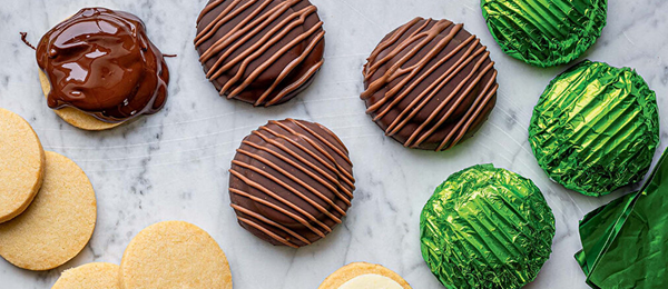 Prue's mint chocolate biscuits