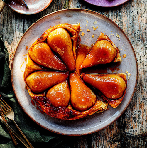 Prue's pear tarte Tatin