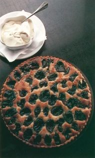 Prune and almond tart [Alastair Little]