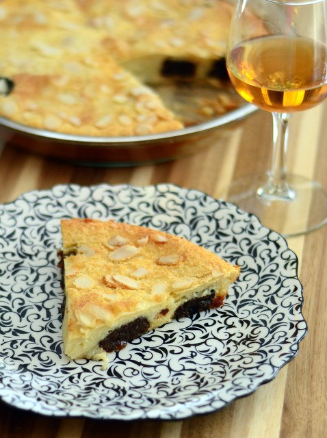 Prune and Cognac clafoutis